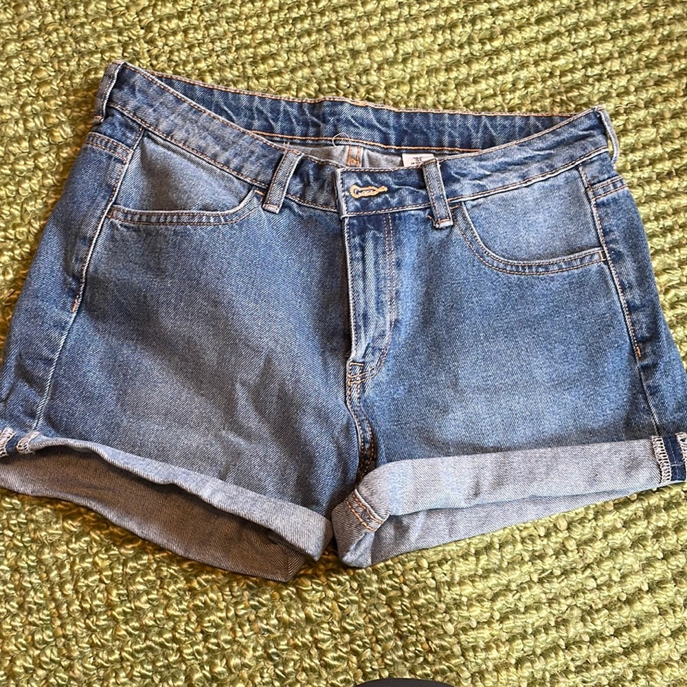 Blue jean shorts!